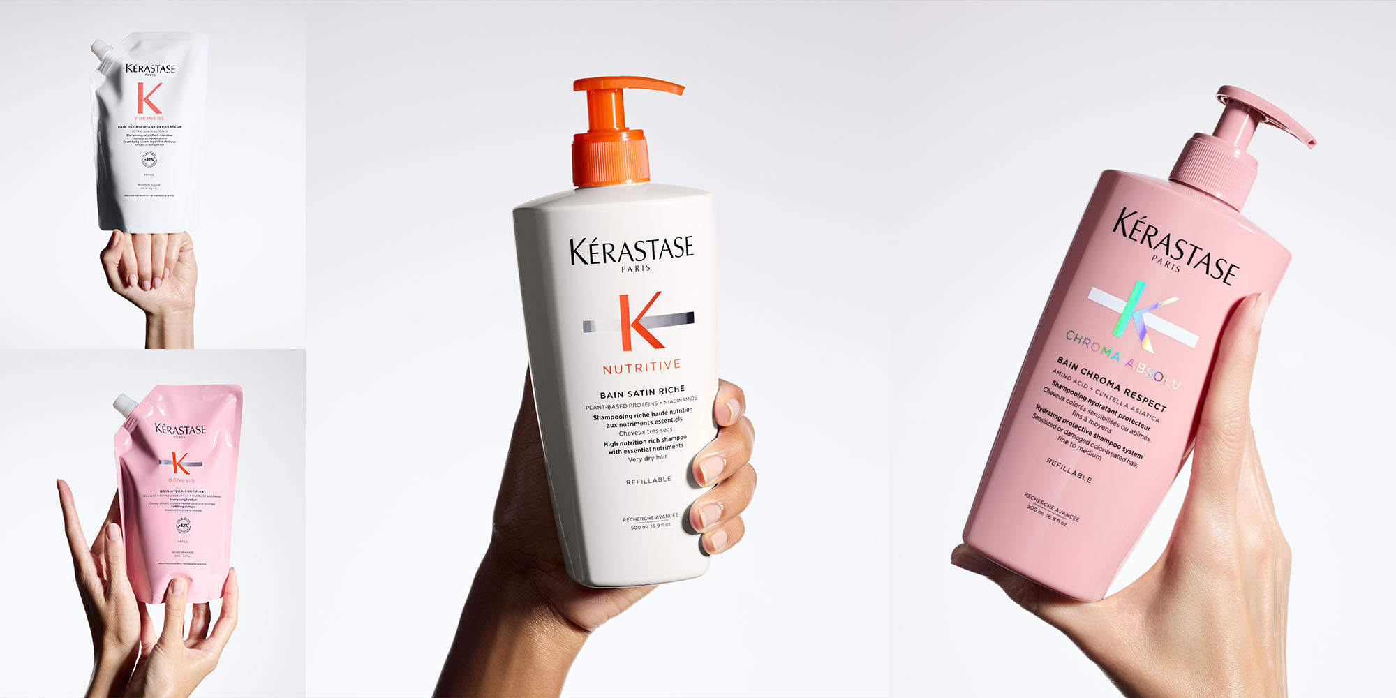 Kerastase bains refillables