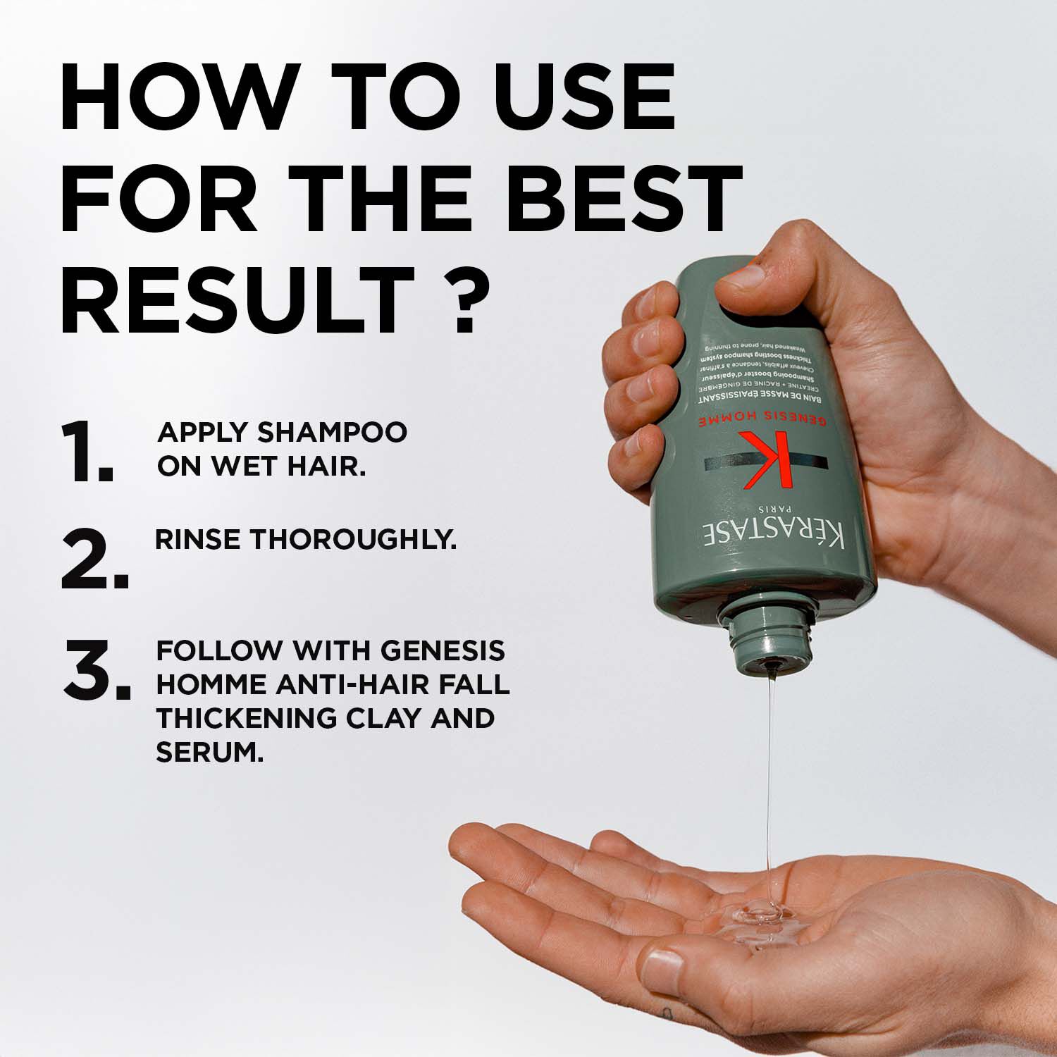 Genesis Homme Anti-Hair Fall Thickening Shampoo For Men