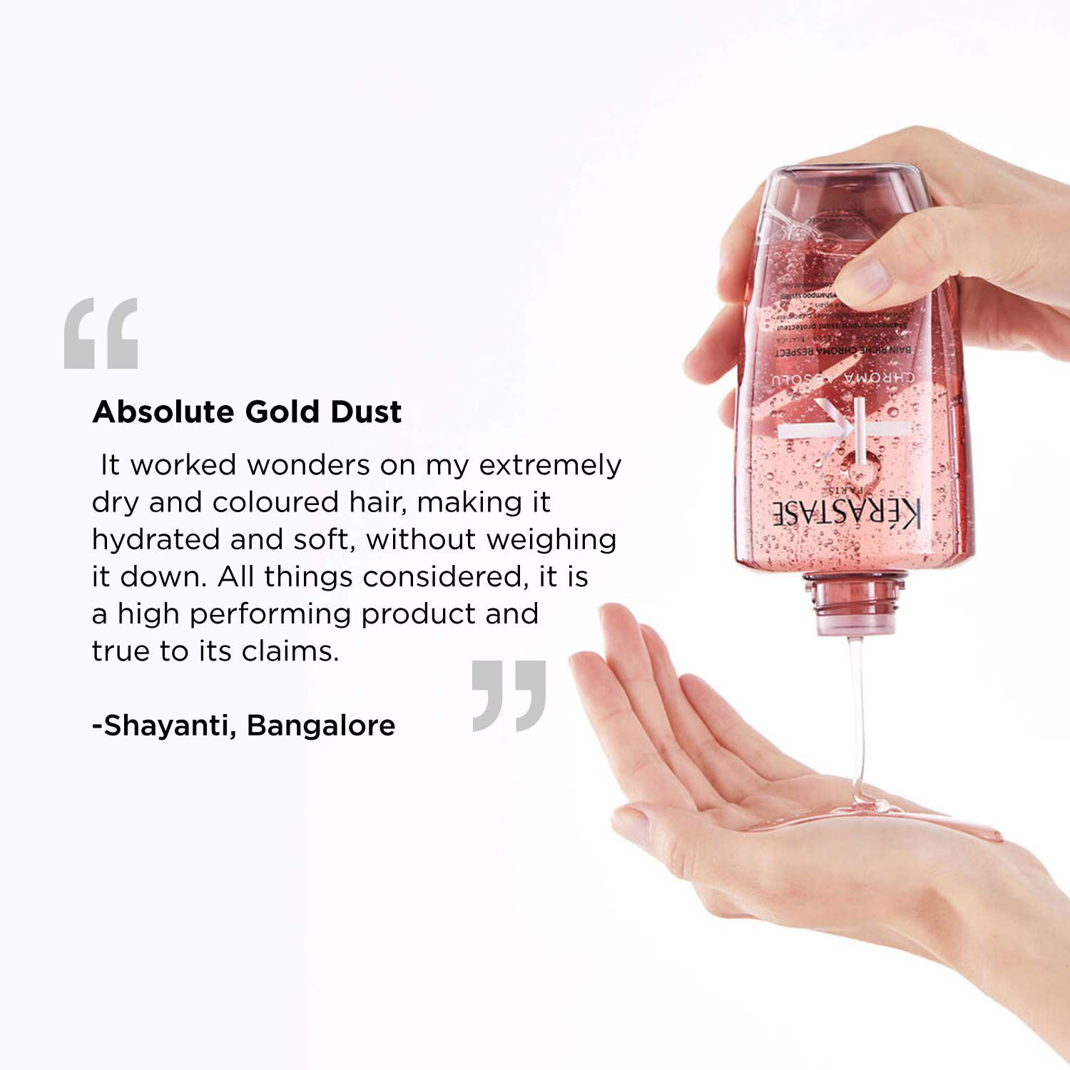 Chroma Absolu Riche Chroma Respect Shampoo for Thick  Colour-Treated Hair (Sulphate-Free)