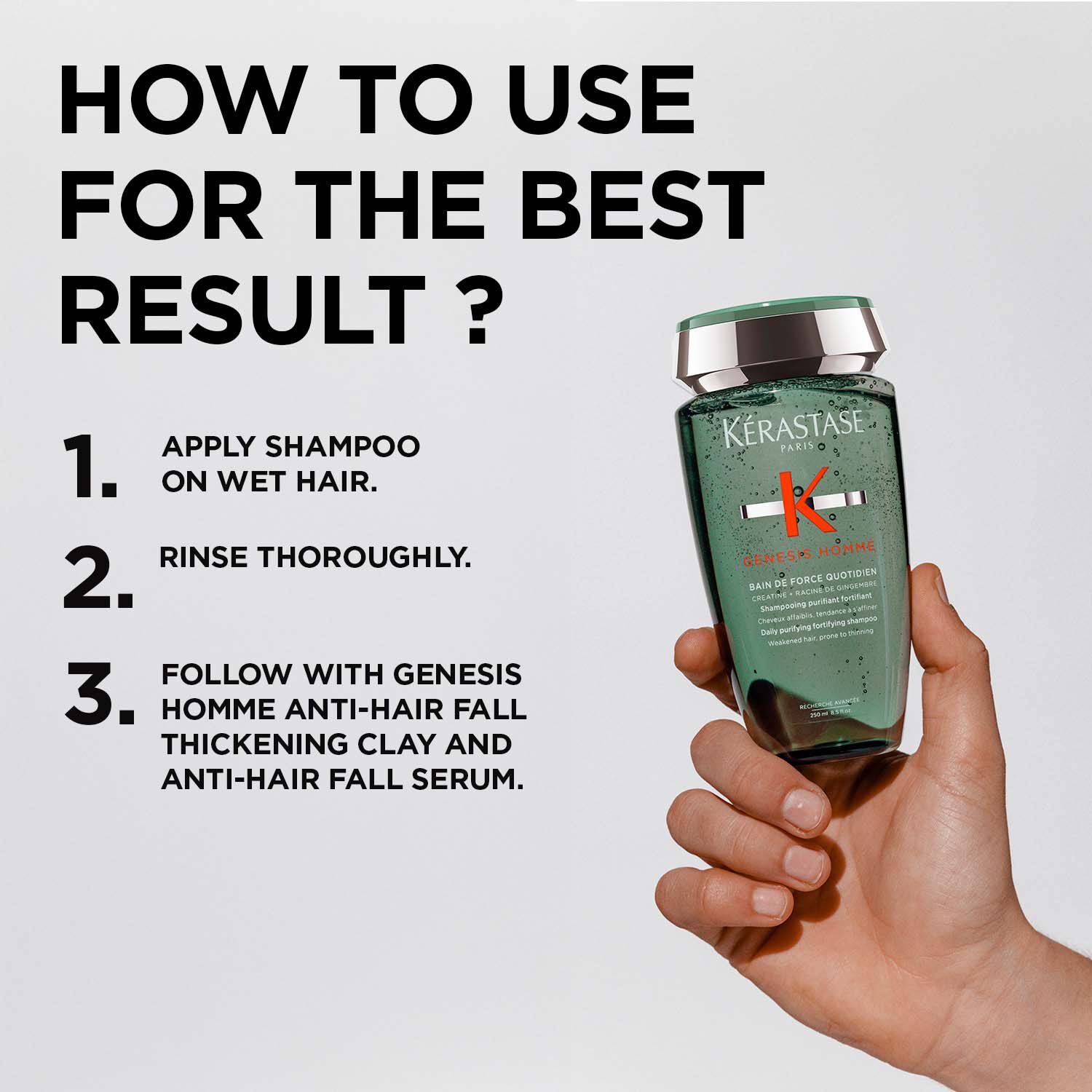 Genesis Homme Anti-Hair Fall Purifying Shampoo For Men
