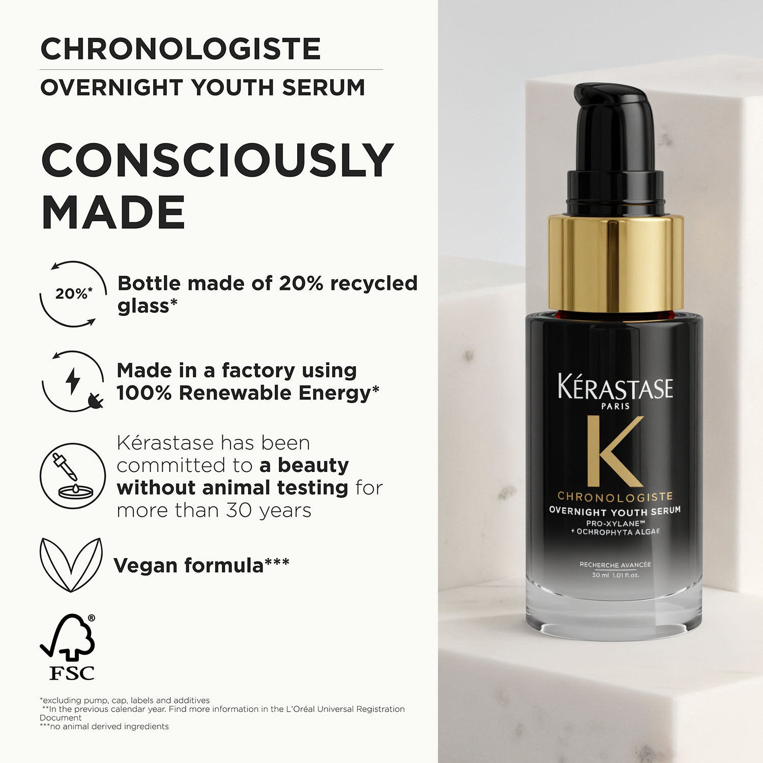 Chronologiste Overnight Anti-Aging Youth Hair Serum