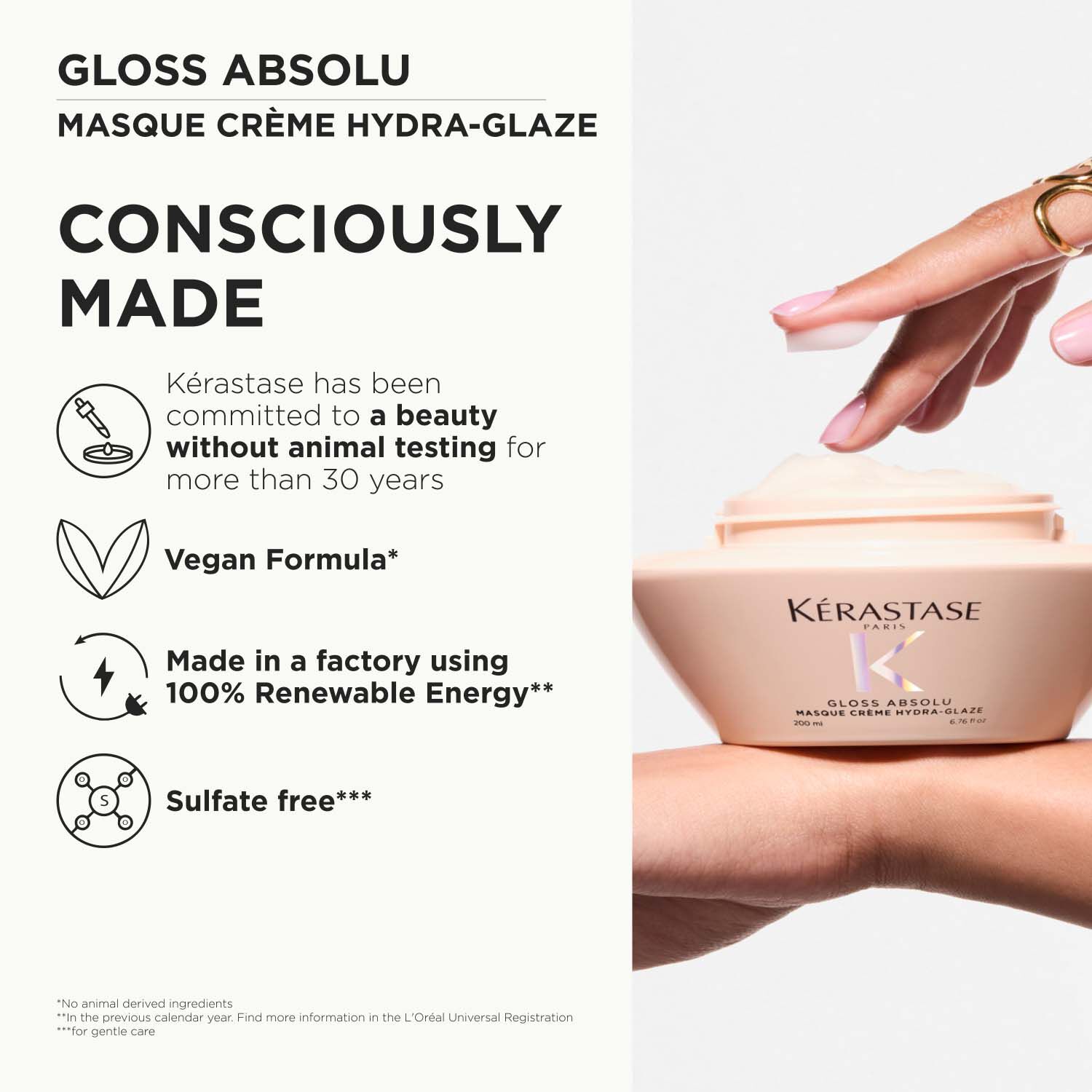 Gloss Absolu Creme Anti-Frizz Mask For Bouncy, Glossy Hair
