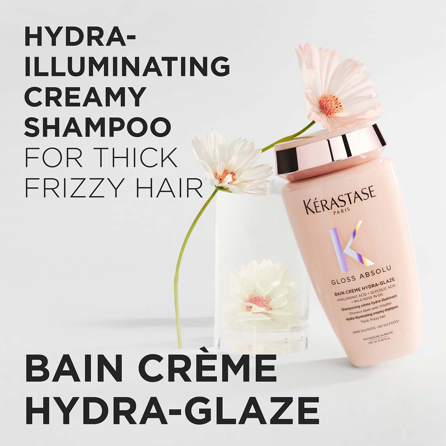 Gloss Absolu Creme Anti-Frizz Shampoo For Bouncy, Glossy Hair