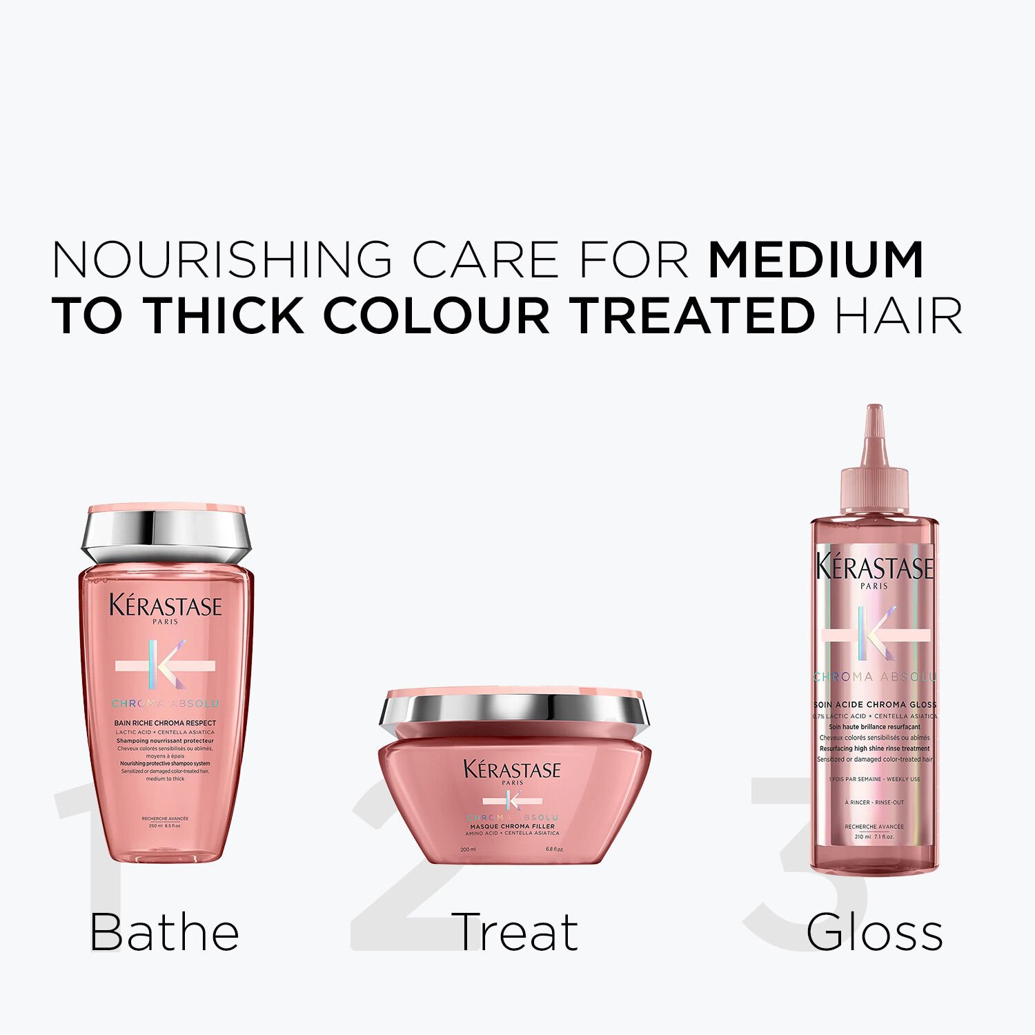 Chroma Absolu Riche Chroma Respect Shampoo for Thick  Colour-Treated Hair (Sulphate-Free)