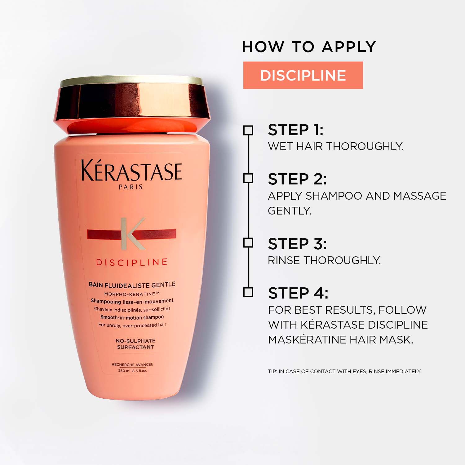 Discipline Bain Fluidealiste Gentle Shampoo (Sulphate-Free)