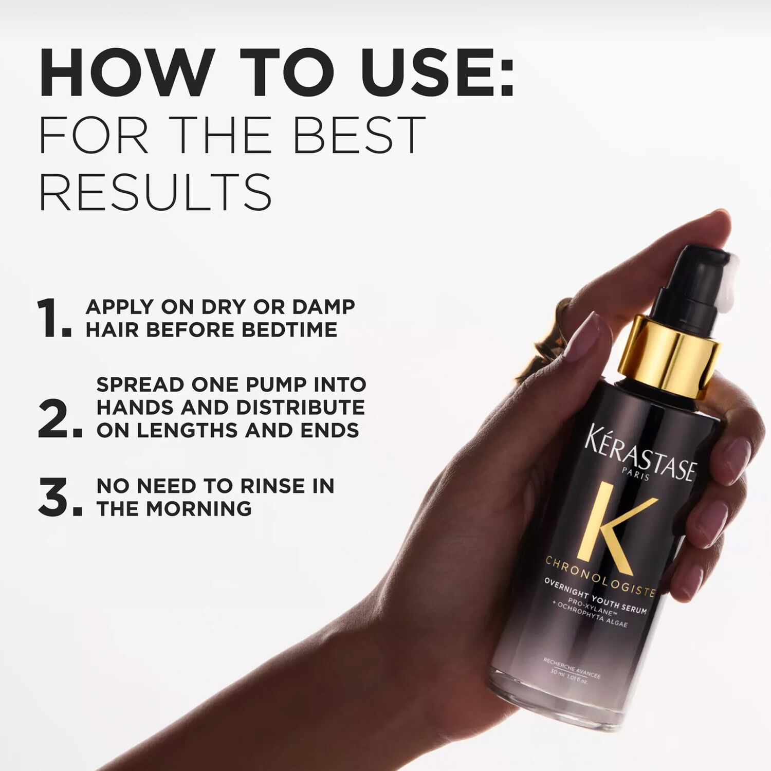 Chronologiste Overnight Anti-Aging Youth Hair Serum
